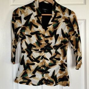 Alfani V neck pullover blouse